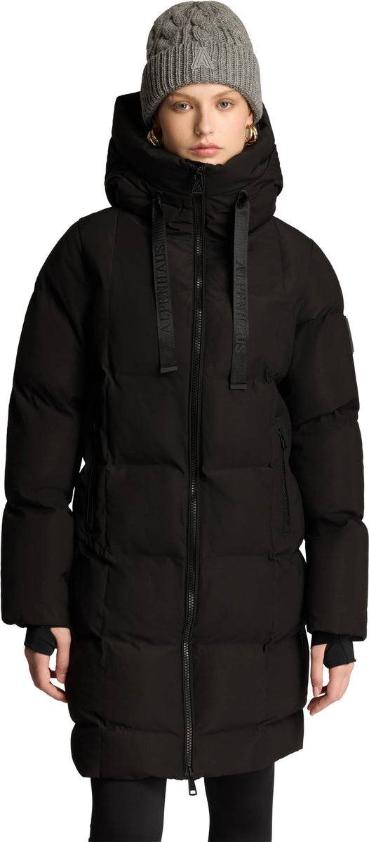 Alpenhaus Cluze Mid-Length Puffer Jacket with Square