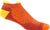 Darn Tough Run No Show Tab Ultra-Lightweight Running Sock With Cushion - Men's - Lava