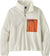 Patagonia Microdini 1/2-Zip Fleece Pullover - Women's - Birch White - Rock Melon