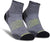Smartwool Performance Run Zero Cushion Ankle Socks - Unisex - Medium Gray