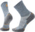 Smartwool Performance Run Targeted Cushion Mid Crew Socks - Unisex - Pewter Blue