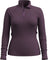 Smartwool Classic Thermal Merino 1/4 Zip Boxed Base Layer Top - Women's  - Purple Iris Heather