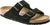 Birkenstock Arizona Soft Footbed Suede Leather Sandals - Unisex - Black