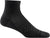 Darn Tough Run Quarter Ultra-Lightweight Running Sock - Men's - Black