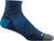 Darn Tough Run Quarter Ultra-Lightweight Running Sock - Men's - Eclipse