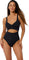 Everyday Sunday Tank Wrap One-Piece Swimsuit - Women's - Black