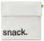 Fluf Flip Snak Sack with velcro closure - Snack - Black