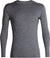 icebreaker Merino 200 Oasis Long Sleeve Crewe Thermal Top - Men's - Gritstone Heather