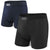 SAXX Ultra Boxer Brief 2 Pack - Men's - Black - Navy