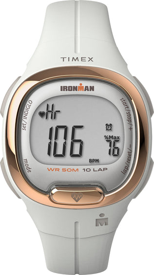 Timex Ironman Transit+ 33mm Watch - Resin Strap - Rose Gold Tone