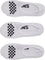 Vans Classic Canoodle 6.5-10 3 Packs Socks - Women's - White - Black