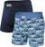 SAXX Ultra Boxer Brief 2 Pack - Men's - Dazed Argyle - Navy