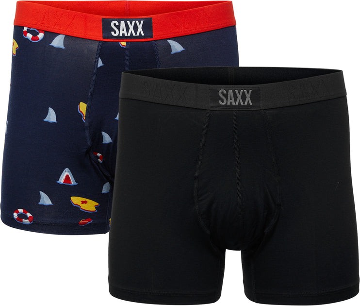 Saxx Men's Underwear - Ultra Super Soft Boxer Briefs with Fly and Built-in  Pouch Support - Underwear for Men, Pack of 3, Black, X-Small : :  Clothing, Shoes & Accessories