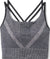 Smartwool Intraknit Strappy Bra - Women's - Black Heather