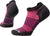 Smartwool Run Zero Cushion Stripe Low Ankle Socks - Women's - Power Pink