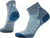 Smartwool Run Zero Cushion Ankle Socks - Women's - Pewter Blue