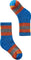 Smartwool Hike Full Cushion Striped Crew Socks - Kid's - Laguna Blue