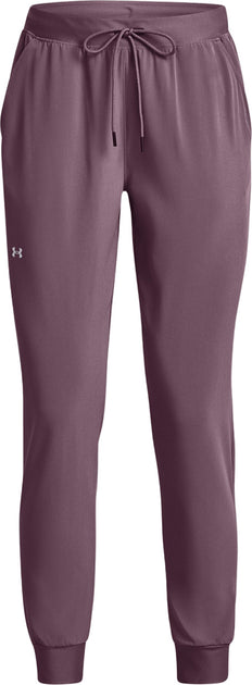 Womens sports pants Under Armour ESSENTIAL FLEECE JOGGERS W green
