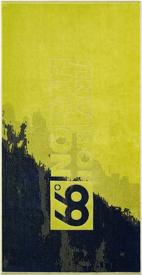 66 North Straumur Beach Towel