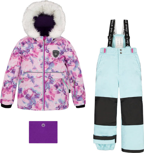 Deux par Deux Two Piece Snowsuit - Little Girls