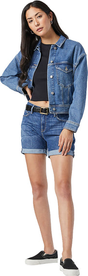 Mavi Pixie Denim Boyfriend Shorts - Women's