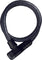 ABUS Microflex 6615K Steel-O-Flex Armored Cable With Key Lock - 85cm - Black
