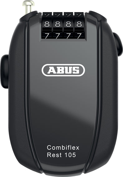 ABUS Combiflex Rest Combination Self-Retracting Cable Lock 105cm