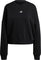 adidas Essentials Small Logo Feelcozy Sweatshirt - Women's - Black - White