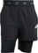 adidas Gym+ 2-in-1 Shorts - Men's - Black