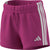 adidas Essentials Shorts - Girls - Semi Lucid Fuchsia - White