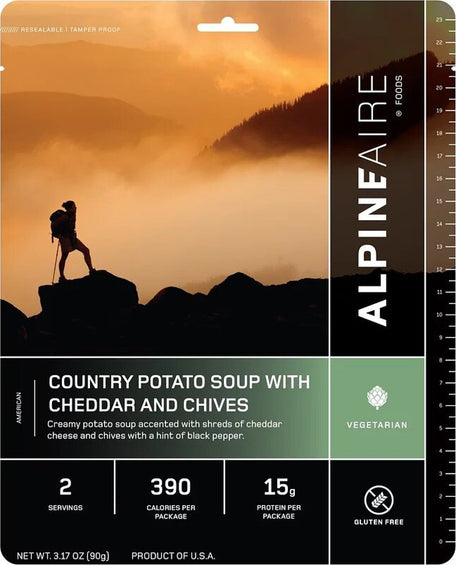 AlpineAire Foods Country Potato Soup with Cheddar and Chives