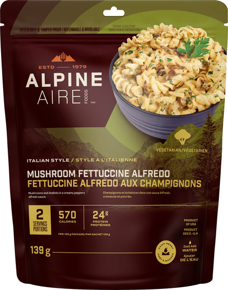 AlpineAire Foods Wild Mushroom Fettucine Alfredo
