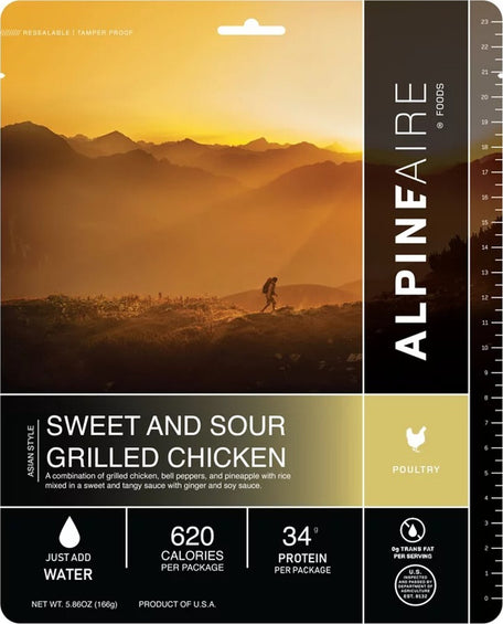 AlpineAire Foods Sweet and Sour Grilled Chicken