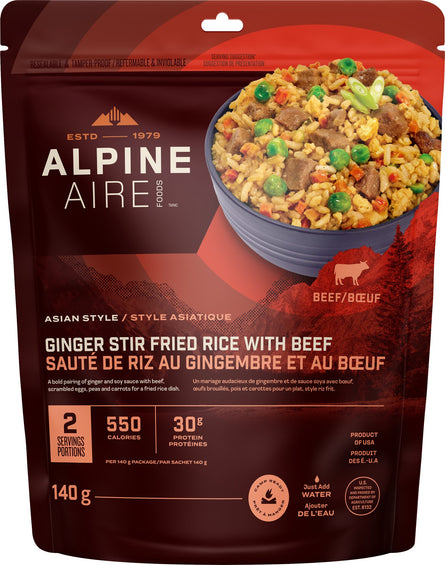 AlpineAire Foods Ginger Stir Fried Rice with Beef