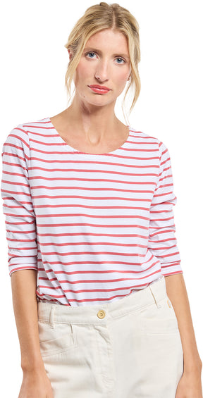 Armor Lux Cap Coz 3/4 Sleeves Breton Striped Jersey - Women's