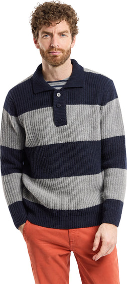 Armor Lux Wool Jumper with Polo Collar - Men's