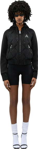 Alpenhaus Sorlin Hybrid Insulated Bomber Jacket with Removable Hood - Women's