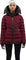 Alpenhaus Everlong Lightweight Herringbone Quilted Puffer Jacket with Lustre Detailing - Women's - Cabernet
