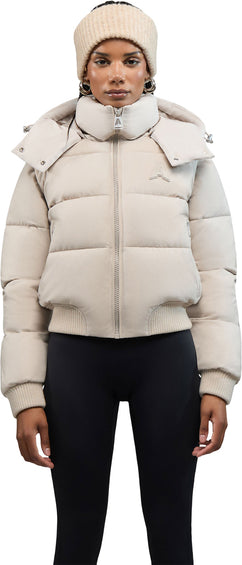 Alpenhaus Pariset Cropped Puffer Bomber with Detachable Sleeves - Women's