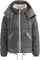 Alpenhaus Megeve- W 2-in-1 Relaxed Fit Puffer in Softly Brushed Fabric - Unisex - Fog Grey