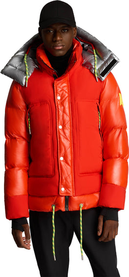 Alpenhaus Farlin Mixed Media Puffer Jacket with Removable Hood - Men's