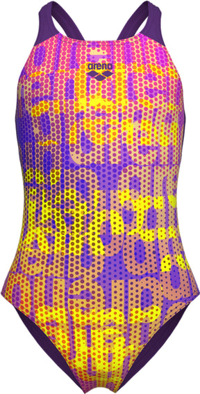 arena Multi Colours V Back Swimsuit - Girls