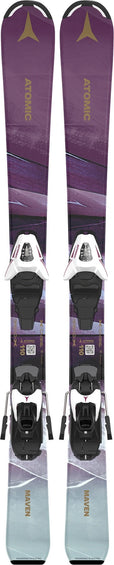 Atomic Maven Girl 100-120 Skis with C 5 GW Ski Bindings - Girls