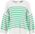Barbour Kayleigh Knitted Jumper - Women's - Cloud - Kelly Green