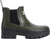Barbour Halton Ankle Chelsea Wellington Boots - Women's - Olive - Black