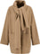 Barbour Clementine Wool Scarf Coat - Women's - Camel