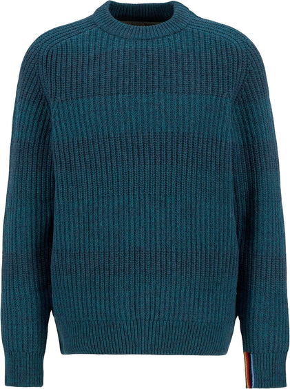 Barbour Barbour X Paul Smith Saddle Crew Neck Sweater - Men's