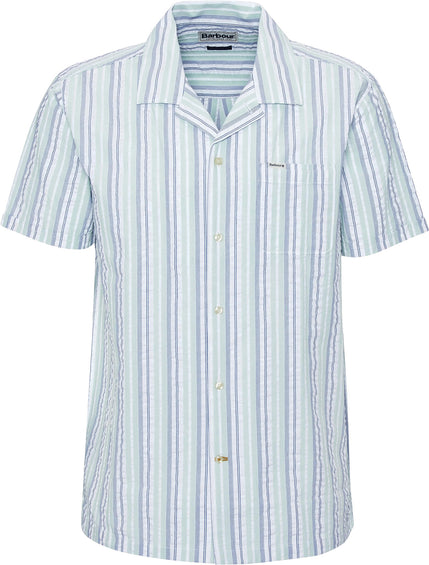 Barbour Beechcroft Striped Regular Fit Short Sleeve Shirt - Men's