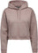 Black Diamond Crop Pullover Hoody - Women's - Pale Mauve