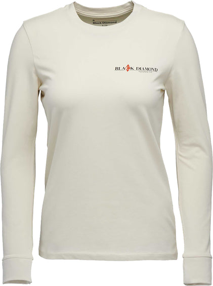 Black Diamond Heritage Wordmark Long Sleeve Tee - Women's